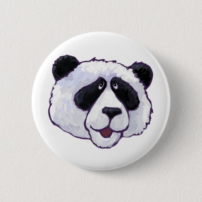 Panda Bear Gifts & Accessories 6 Cm Round Badge (Front)