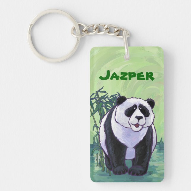 Panda Bear Gifts & Accessories Key Ring (Front)