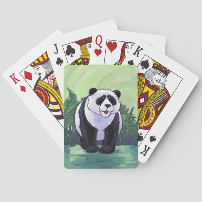 Panda Bear Gifts & Accessories Playing Cards (Back)