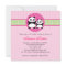 Panda Bear Girl Baby Shower Invitation
