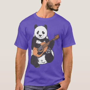 Panda Bear Guitar Music Lover Guitarist Bear T-Shirt