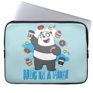 Panda Bear - Hug in a Mug! Laptop Sleeve
