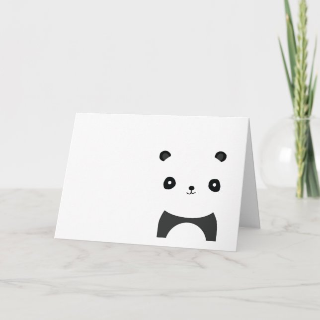 Panda Bear Hugs Card (Front)