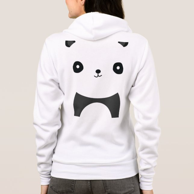 Panda Bear Hugs Hoodie (Back)