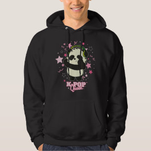 Panda Bear K-Pop For Children Youth And Adults Hoodie
