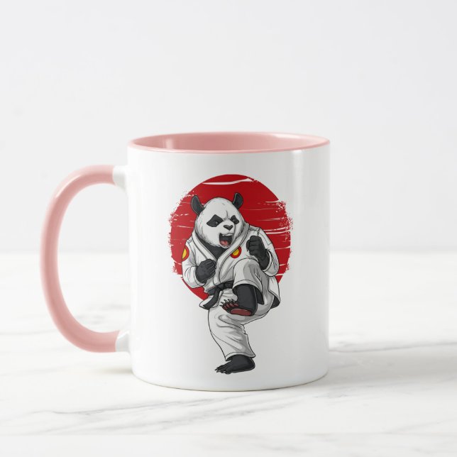Panda Bear Karate Mug (Left)