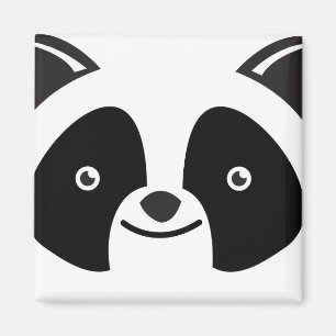 Panda Bear Kawaii face Magnet