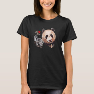 Panda Bear Koala Bear Bears Animals Wildlife Love T-Shirt