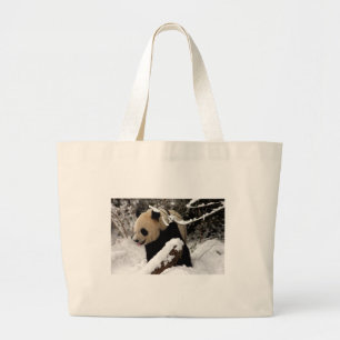 Panda Bear Large Tote Bag