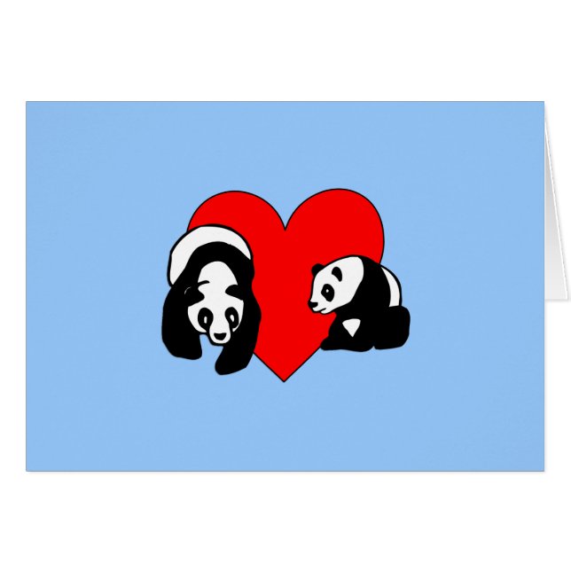 Panda Bear Love (Front Horizontal)