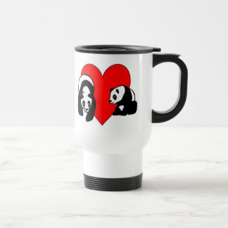 Panda Bear Love Travel Mug