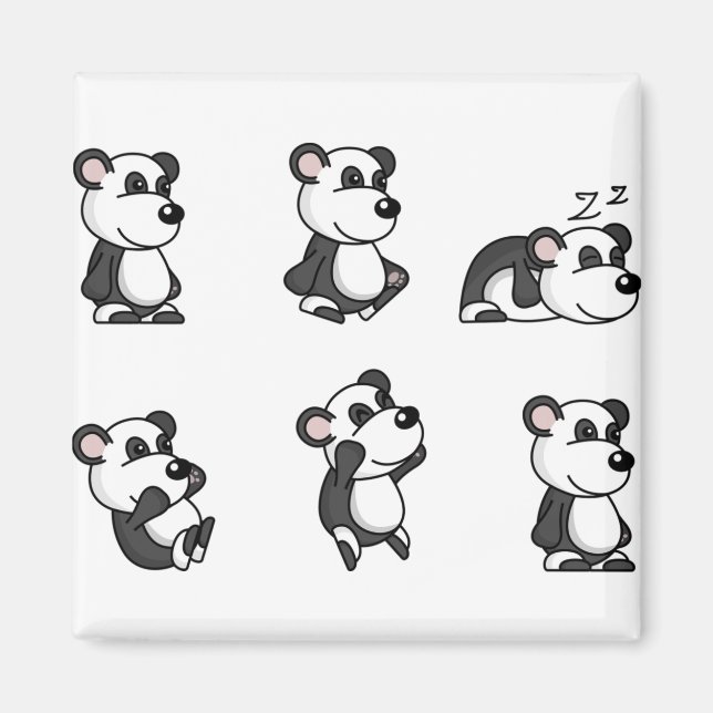 Panda bear magnet (Front)