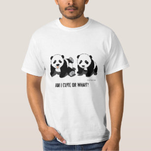 Panda Bear Mens Value T-Shirt