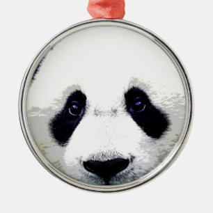 Panda Bear Metal Tree Decoration