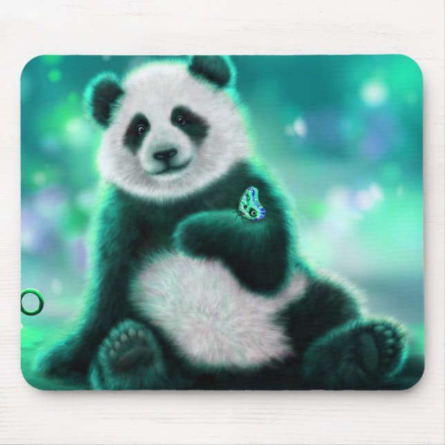 Panda Bear Mouse Mat (Front)