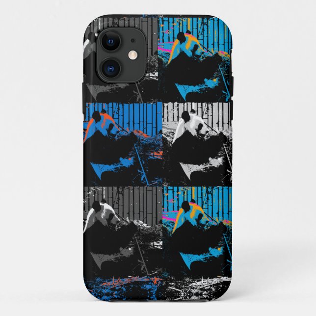 Panda Bear Multi-panel Modern Art Design Case-Mate iPhone Case (Back)
