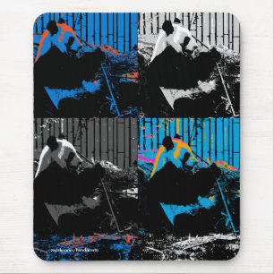 Panda Bear Multi-panel Modern Art Design Mouse Mat