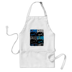 Panda Bear Multi-panel Modern Art Design Standard Apron