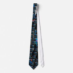 Panda Bear Multi-panel Modern Art Design Tie