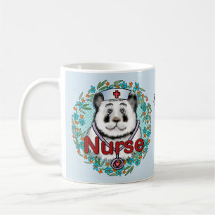 Panda bear nurse  coffee mug