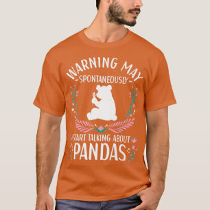 Panda Bear Outfit for Cute Panda Lovers Apparel Wo T-Shirt