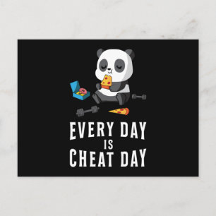 Panda Bear Pandas Cute Animal Paw Funny Gift Idea Postcard