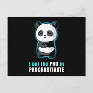 Panda Bear Pandas Cute Animal Paw Funny Gift Idea Postcard