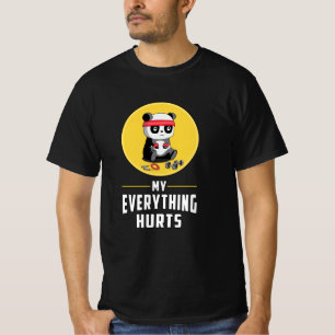 Panda Bear Pandas Cute Animal Paw Sports Gift Idea T-Shirt