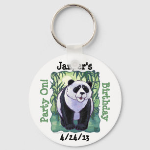 Panda Bear Party Centre Key Ring