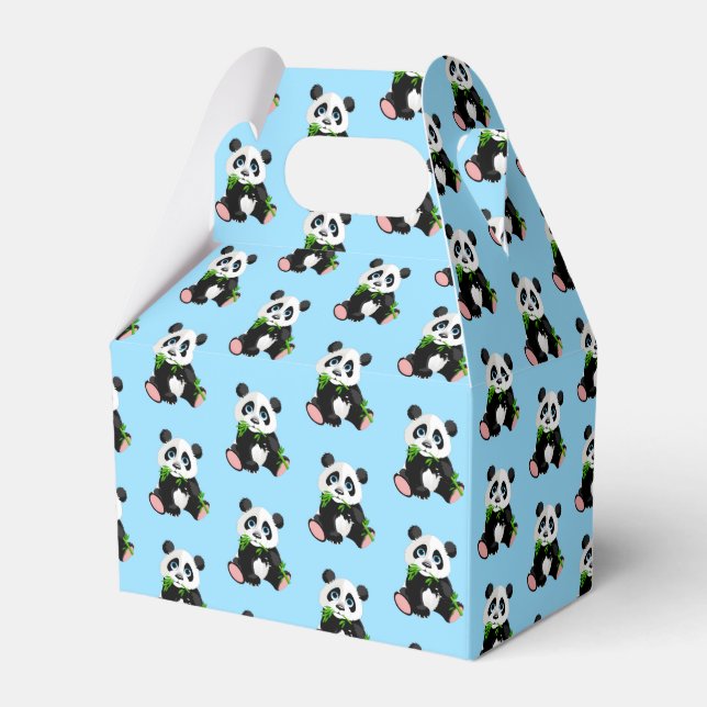 Panda Bear Party Favour Box (Front Side)