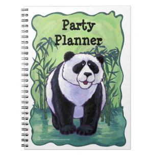Panda Bear Party Planner Notebook