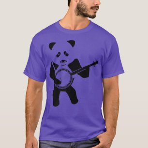 Panda bear playing a banjo Premium T-Shirt