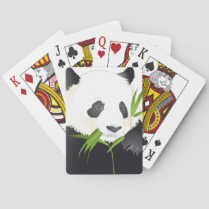 Panda Bear Playing Cards