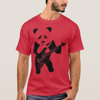 Panda Bear Playing Guitar  T-Shirt