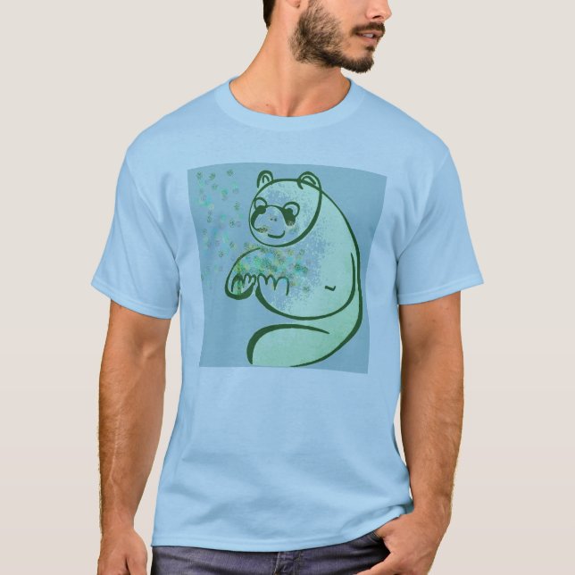 Panda Bear Pop Art T-Shirt (Front)