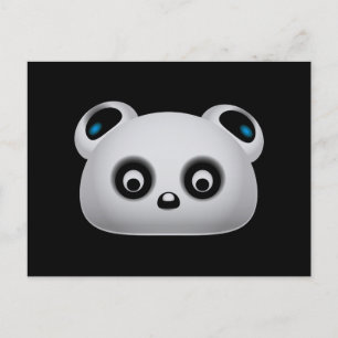 Panda bear postcard