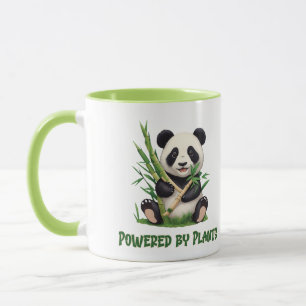 Panda Bear powered by plants Mug