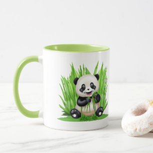 Panda Bear powered by plants Mug