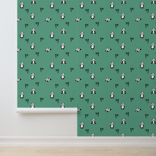 PANDA BEAR PRINT SEAMLESS  WALLPAPER