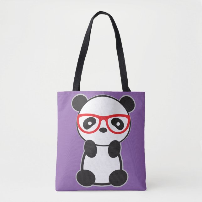 Panda Bear Purse Tote - Leon The Panda (Front)