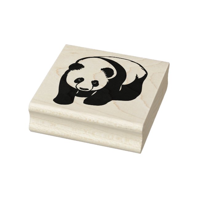 Panda Bear Rubber Stamp (Stamp)