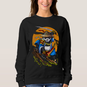 Panda Bear Samurai Warrior Ninja Animal Kids Boys Sweatshirt