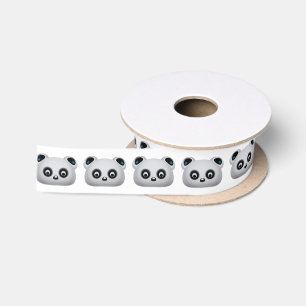 Panda bear satin ribbon