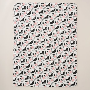 Panda Bear Sherpa Blanket