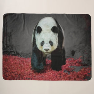 Panda Bear Sherpa Blanket