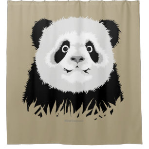 Panda Bear Shower Curtain