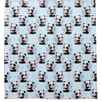 Panda Bear Shower Curtain
