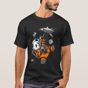 Panda Bear Space Astronaut Animal T-Shirt