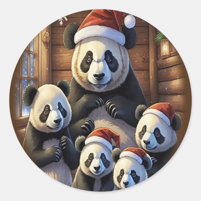 Panda Bear stickers (Front)