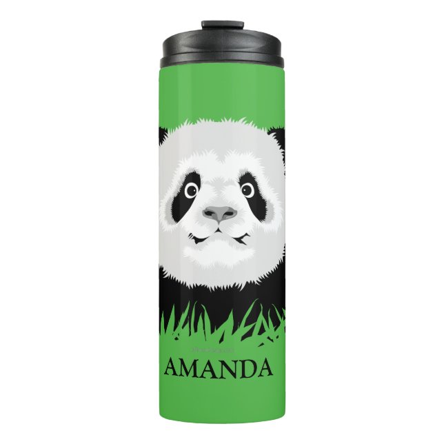 Panda Bear Thermal Tumbler (Front)